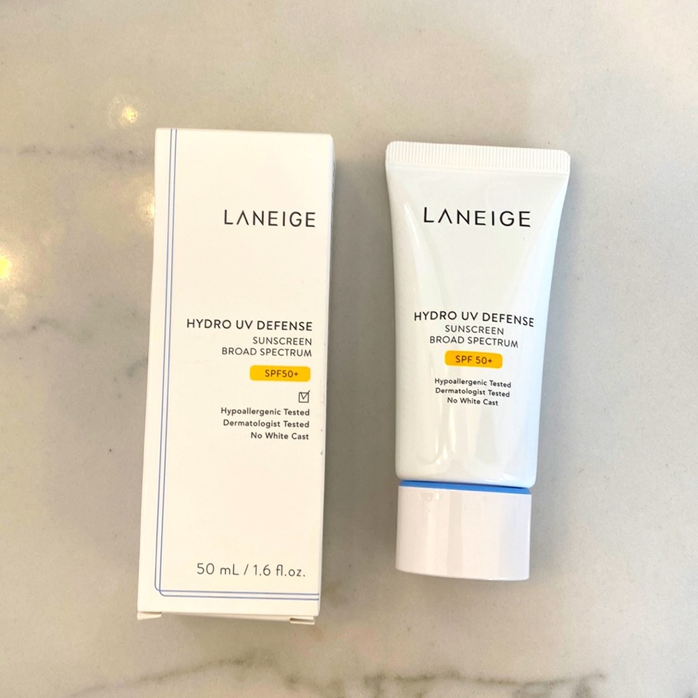 LANEIGE Hydro UV Defense Sunscreen Broad Spectrum SPF 50+. BRAND NEW